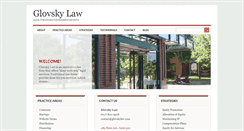 Desktop Screenshot of glovskylaw.com